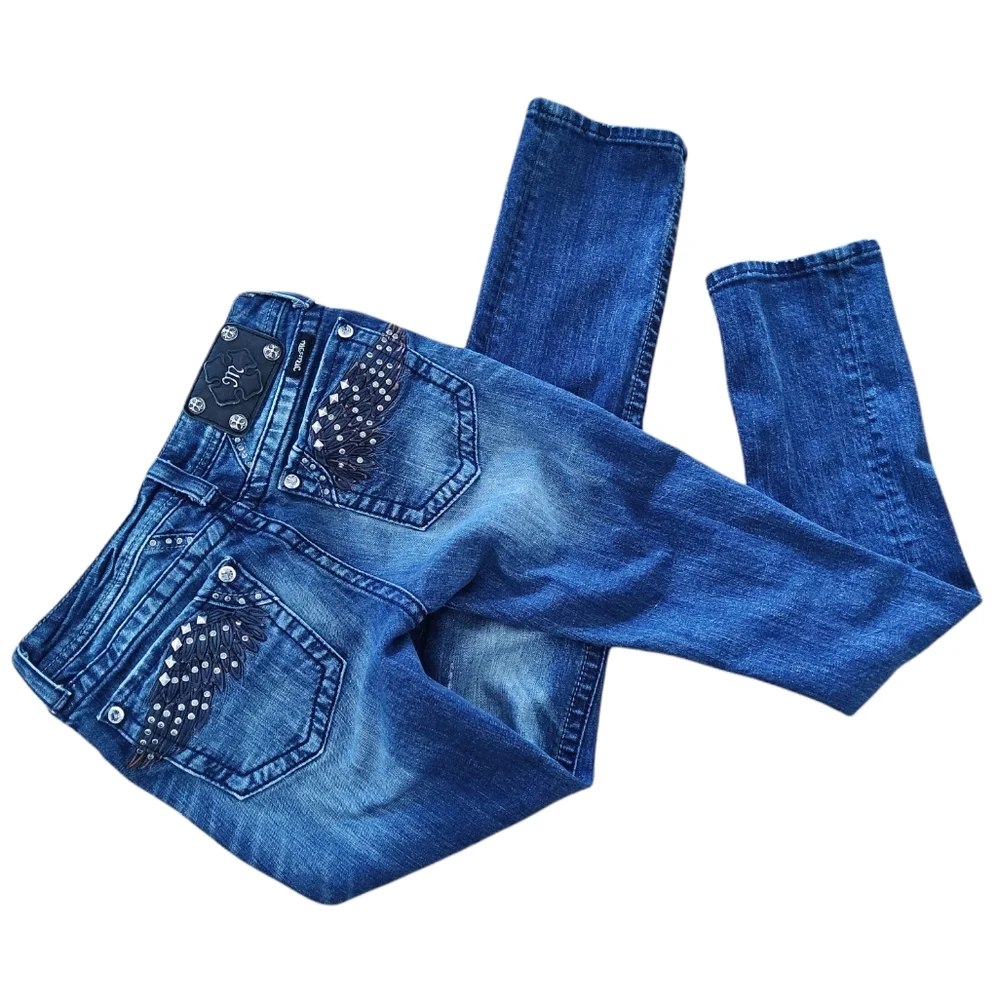 Miss Me Straight Leg Jeans - Picture 2 of 15